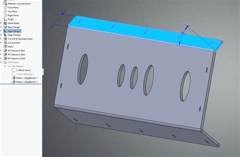 simple sheet metal box will not flatten solidworks|Unable To Flatten The Part In Solidworks .